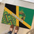 Jamaica Lion Rastafarian Rubber Doormat With Kente Pattern - Wonder Print Shop