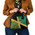 Jamaica Lion Rastafarian Shoulder Handbag With Kente Pattern