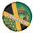 Jamaica Lion Rastafarian Spare Tire Cover With Kente Pattern - Wonder Print Shop