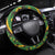 Jamaica Lion Rastafarian Steering Wheel Cover With Kente Pattern - Wonder Print Shop
