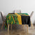Jamaica Lion Rastafarian Tablecloth With Kente Pattern - Wonder Print Shop