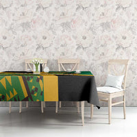 Jamaica Lion Rastafarian Tablecloth With Kente Pattern - Wonder Print Shop
