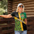 Jamaica Lion Rastafarian Women Polo Shirt With Kente Pattern - Wonder Print Shop
