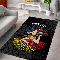 Personalized Sicilian Roots American Heritage Month Area Rug - Wonder Print Shop