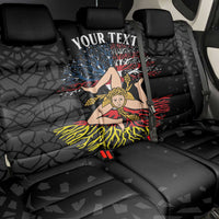Personalized Sicilian Roots American Heritage Month Back Car Seat Cover - Wonder Print Shop