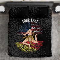 Personalized Sicilian Roots American Heritage Month Bedding Set - Wonder Print Shop