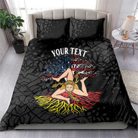 Personalized Sicilian Roots American Heritage Month Bedding Set - Wonder Print Shop