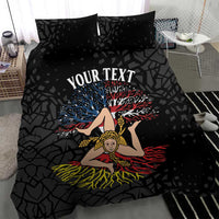 Personalized Sicilian Roots American Heritage Month Bedding Set - Wonder Print Shop