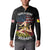 Personalized Sicilian Roots American Heritage Month Button Sweatshirt - Wonder Print Shop