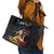Personalized Sicilian Roots American Heritage Month Leather Tote Bag - Wonder Print Shop