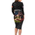 Personalized Sicilian Roots American Heritage Month Long Sleeve Bodycon Dress - Wonder Print Shop