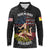 Personalized Sicilian Roots American Heritage Month Long Sleeve Polo Shirt - Wonder Print Shop
