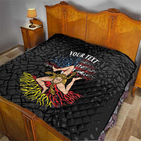 Personalized Sicilian Roots American Heritage Month Quilt - Wonder Print Shop