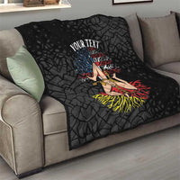 Personalized Sicilian Roots American Heritage Month Quilt - Wonder Print Shop