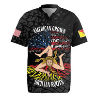 Personalized Sicilian Roots American Heritage Month Rugby Jersey - Wonder Print Shop
