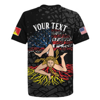 Personalized Sicilian Roots American Heritage Month Rugby Jersey - Wonder Print Shop