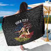 Personalized Sicilian Roots American Heritage Month Sarong - Wonder Print Shop