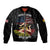 Personalized Sicilian Roots American Heritage Month Sleeve Zip Bomber Jacket - Wonder Print Shop