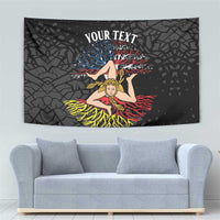 Personalized Sicilian Roots American Heritage Month Tapestry - Wonder Print Shop