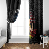 Personalized Sicilian Roots American Heritage Month Window Curtain - Wonder Print Shop