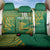 Custom Cricket South Africa Back Car Seat Cover Proteas Go Champion Green Version - Wonder Print Shop