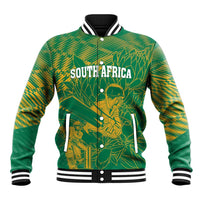 Custom Cricket South Africa Baseball Jacket Proteas Go Champion Green Version - Wonder Print Shop