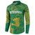 Custom Cricket South Africa Button Sweatshirt Proteas Go Champion Green Version - Wonder Print Shop