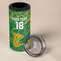 Custom Cricket South Africa 4 in 1 Can Cooler Tumbler Proteas Go Champion Green Version - Wonder Print Shop