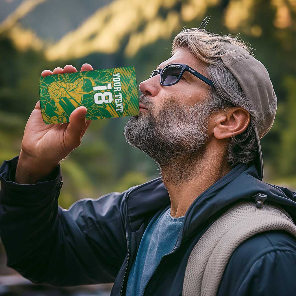 Custom Cricket South Africa 4 in 1 Can Cooler Tumbler Proteas Go Champion Green Version - Wonder Print Shop