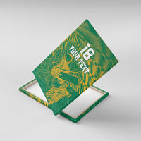 Custom Cricket South Africa Canvas Wall Art Proteas Go Champion Green Version - Wonder Print Shop