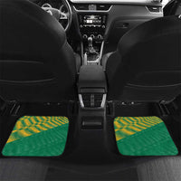 Custom Cricket South Africa Car Mats Proteas Go Champion Green Version - Wonder Print Shop