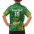 Custom Cricket South Africa Family Matching Long Sleeve Bodycon Dress and Hawaiian Shirt Proteas Go Champion Green Version - Wonder Print Shop