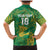 Custom Cricket South Africa Family Matching Mermaid Dress and Hawaiian Shirt Proteas Go Champion Green Version - Wonder Print Shop