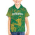 Custom Cricket South Africa Family Matching Off The Shoulder Long Sleeve Dress and Hawaiian Shirt Proteas Go Champion Green Version - Wonder Print Shop