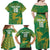 Custom Cricket South Africa Family Matching Off Shoulder Maxi Dress and Hawaiian Shirt Proteas Go Champion Green Version - Wonder Print Shop