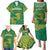 Custom Cricket South Africa Family Matching Puletasi and Hawaiian Shirt Proteas Go Champion Green Version - Wonder Print Shop