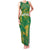 Custom Cricket South Africa Family Matching Tank Maxi Dress and Hawaiian Shirt Proteas Go Champion Green Version - Wonder Print Shop