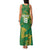 Custom Cricket South Africa Family Matching Tank Maxi Dress and Hawaiian Shirt Proteas Go Champion Green Version - Wonder Print Shop