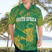 Custom Cricket South Africa Hawaiian Shirt Proteas Go Champion Green Version - Wonder Print Shop