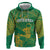 Custom Cricket South Africa Hoodie Proteas Go Champion Green Version - Wonder Print Shop