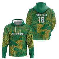 Custom Cricket South Africa Hoodie Proteas Go Champion Green Version - Wonder Print Shop