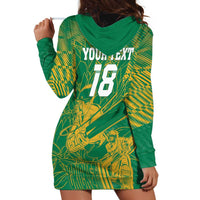 Custom Cricket South Africa Hoodie Dress Proteas Go Champion Green Version - Wonder Print Shop