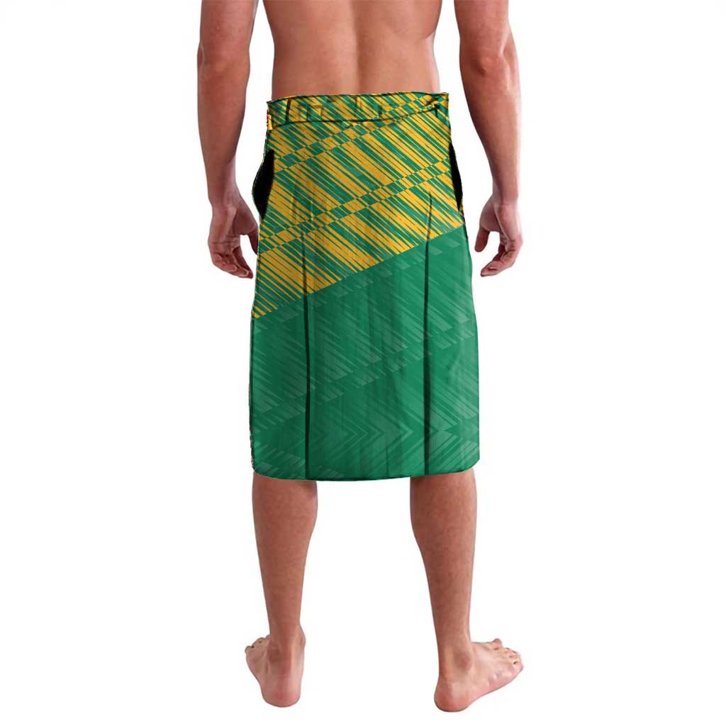 Custom Cricket South Africa Lavalava Proteas Go Champion Green Version - Wonder Print Shop