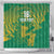 Custom Cricket South Africa Shower Curtain Proteas Go Champion Green Version - Wonder Print Shop