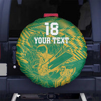Custom Cricket South Africa Spare Tire Cover Proteas Go Champion Green Version - Wonder Print Shop
