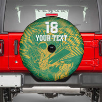 Custom Cricket South Africa Spare Tire Cover Proteas Go Champion Green Version - Wonder Print Shop