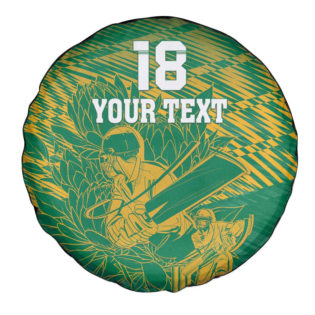 Custom Cricket South Africa Spare Tire Cover Proteas Go Champion Green Version - Wonder Print Shop