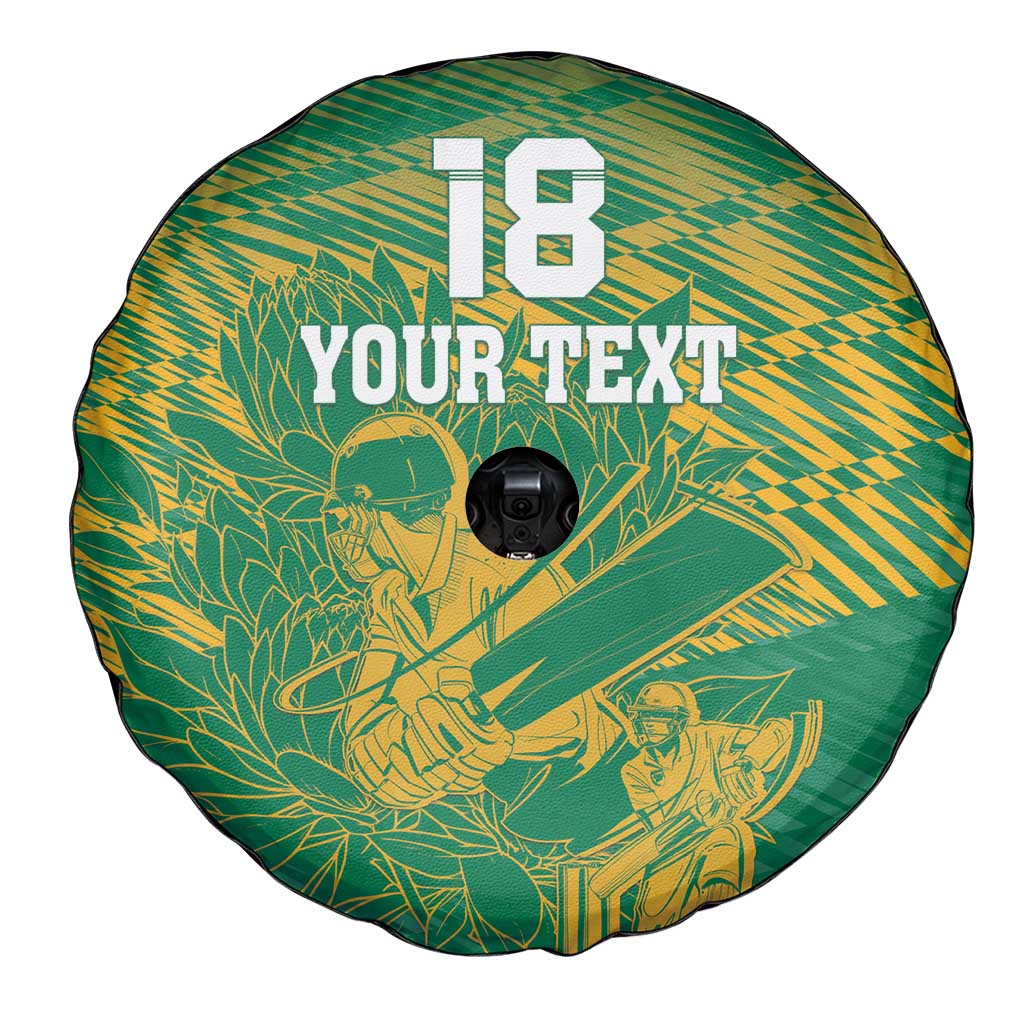 Custom Cricket South Africa Spare Tire Cover Proteas Go Champion Green Version - Wonder Print Shop