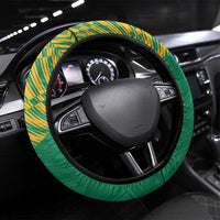 Cricket South Africa Steering Wheel Cover Proteas Go Champion Green Version - Wonder Print Shop
