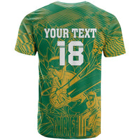 Custom Cricket South Africa T Shirt Proteas Go Champion Green Version - Wonder Print Shop